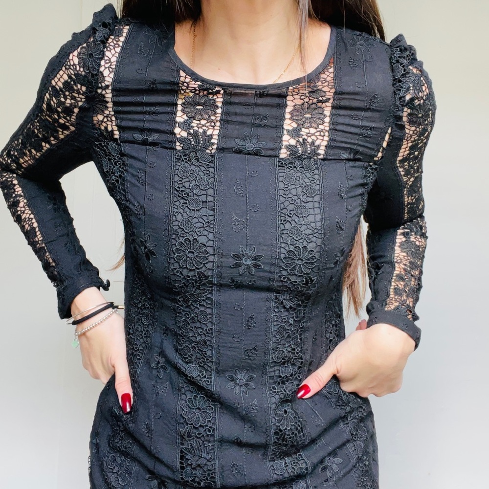 Yumi Kim embroidered Little black dress - Picture 3 of 5